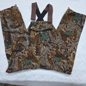 Vintage Woolrich Hunting Bib Overalls Men 40 Advantage Timber 100%Wool Excellent